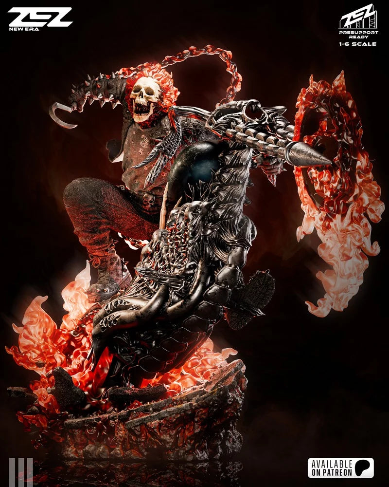 Ghost Rider Diaroma | Maximum Detailed 16K Ultra-High Definition