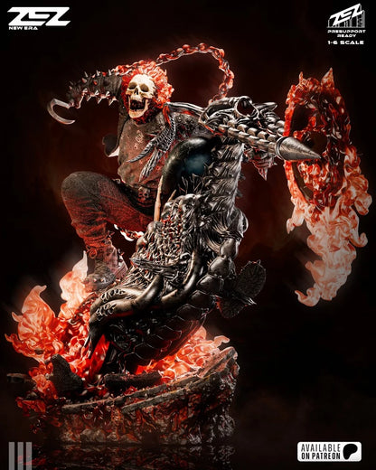 Ghost Rider Diaroma | Maximum Detailed 16K Ultra-High Definition