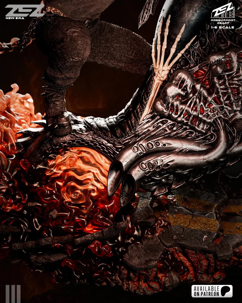 Ghost Rider Diaroma | Maximum Detailed 16K Ultra-High Definition