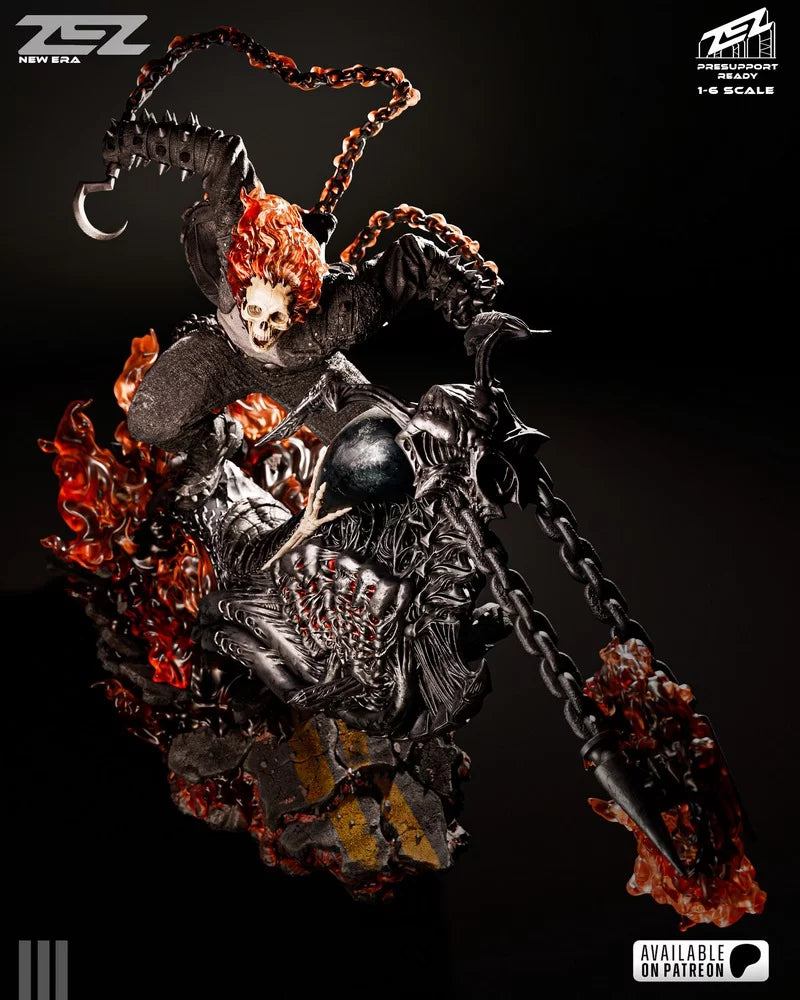 Ghost Rider Diaroma | Maximum Detailed 16K Ultra-High Definition