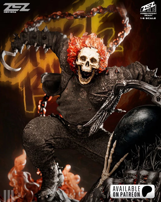 Ghost Rider Diaroma | Maximum Detailed 16K Ultra-High Definition