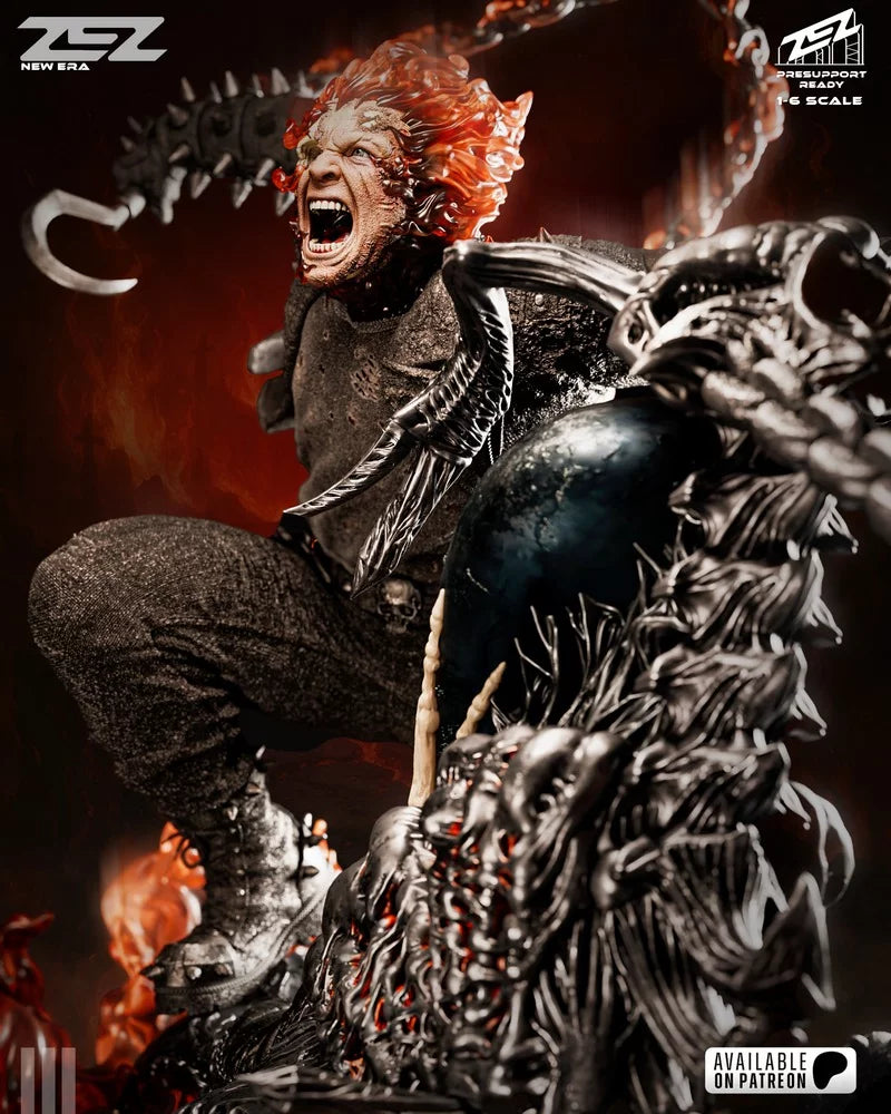 Ghost Rider Diaroma | Maximum Detailed 16K Ultra-High Definition