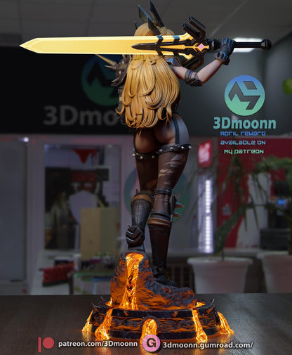 Magik (Illyana Rasputina) – Marvel X-Men Soulsword Statue | Maximum Detailed 16K Ultra-High Definition