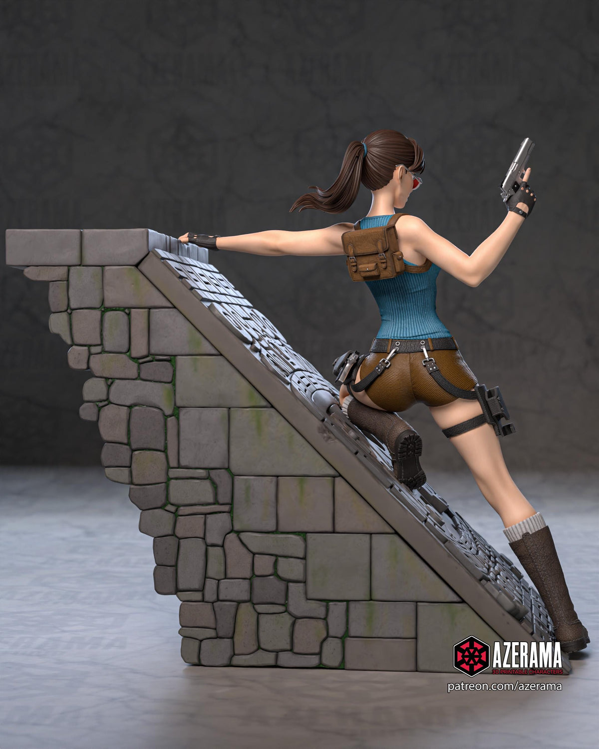 Lara Croft - Treasure Huntress Diaroma | Maximum Detailed 16K Ultra-High Definition