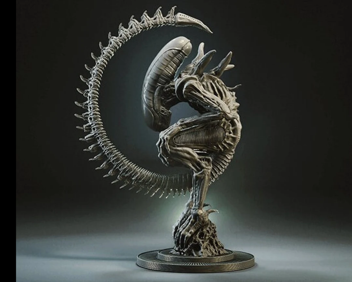 Alien Xenomorph Birth Figure | Maximum Detailed 16K Ultra-High Definition