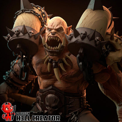 Garrosh Hellscream – World of Warcraft Orc Warchief | Maximum Detailed 16K Ultra-High Definition