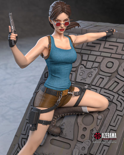Lara Croft - Treasure Huntress Diaroma | Maximum Detailed 16K Ultra-High Definition