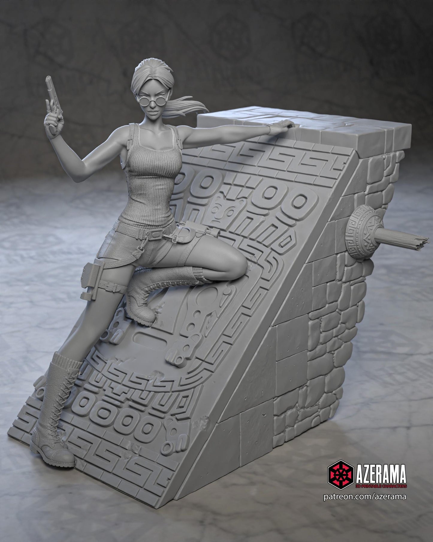 Lara Croft - Treasure Huntress Diaroma | Maximum Detailed 16K Ultra-High Definition