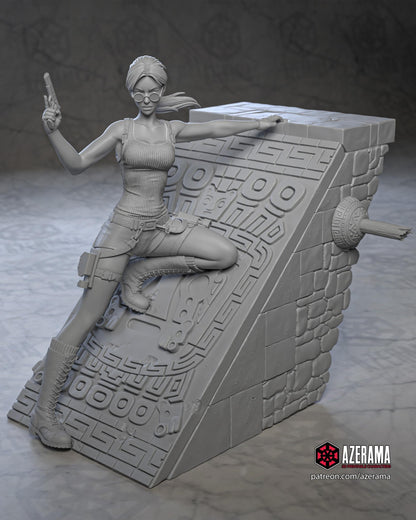Lara Croft - Treasure Huntress Diaroma | Maximum Detailed 16K Ultra-High Definition