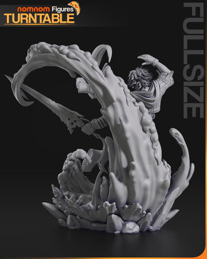 Tidus – Final Fantasy X Blitzball Ace Diorama Statue | Maximum Detailed 16K Ultra-High Definition