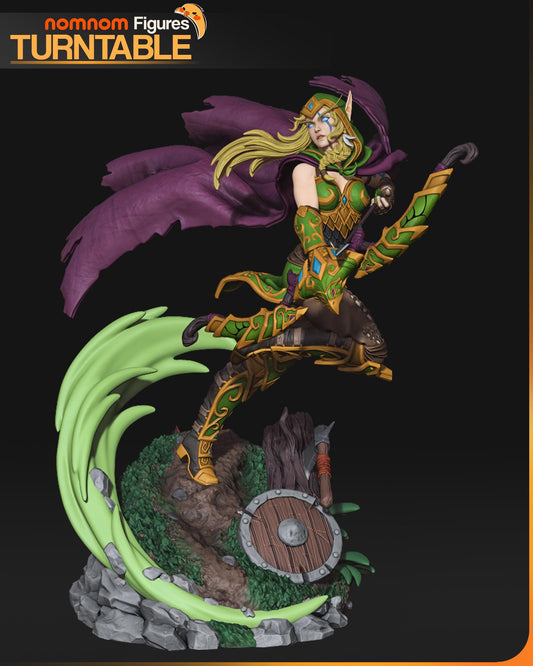 Alleria Windrunner Sculpture | Maximum Detailed 16K Ultra-High Definition