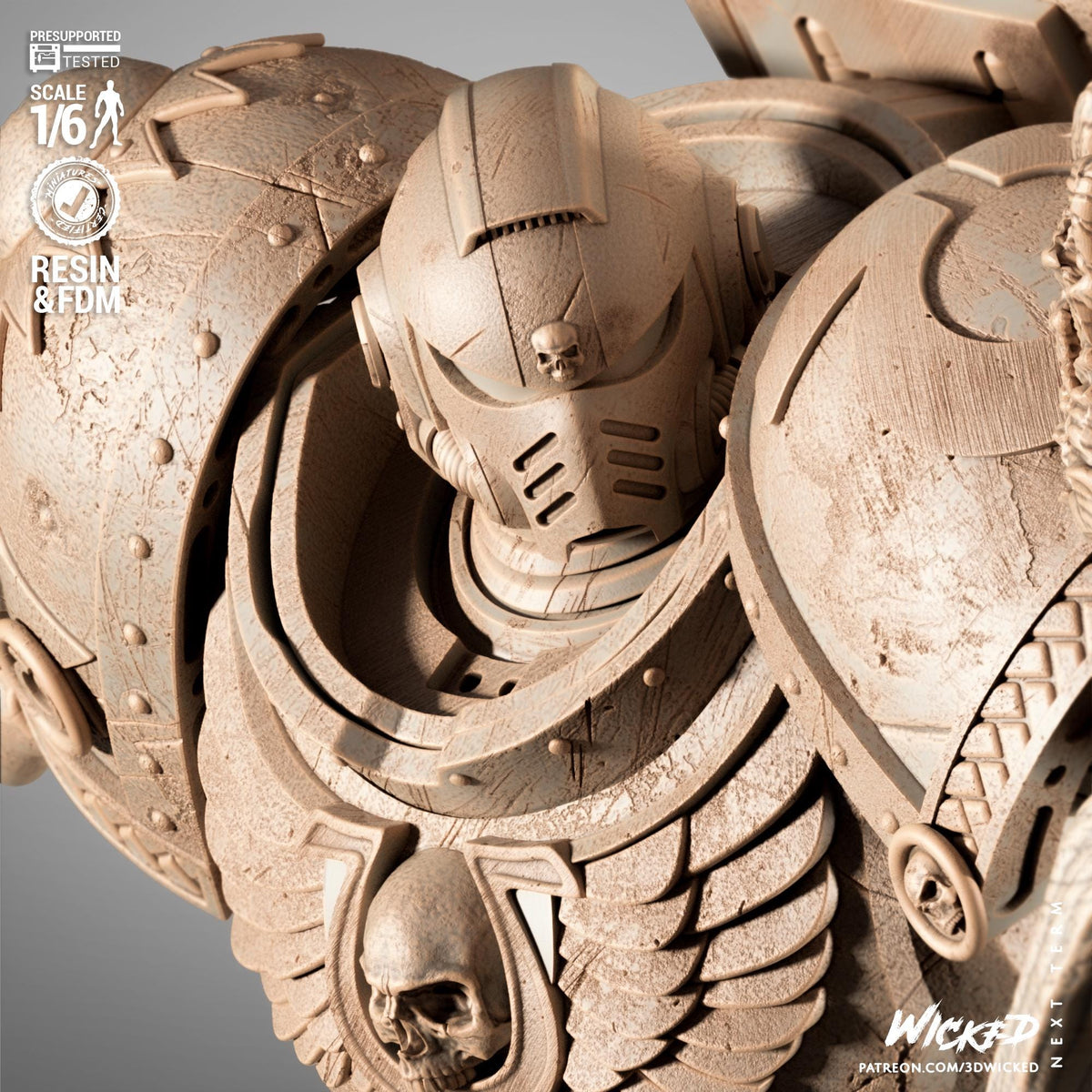 Warhammer 40K Titus Diaroma | Maximum Detailed 16K Ultra-High Definition