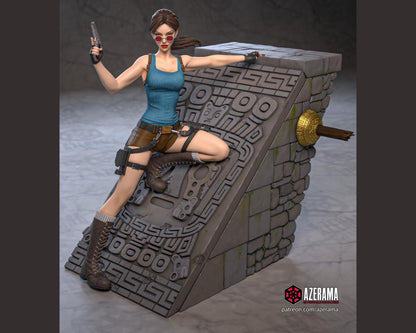 Lara Croft - Treasure Huntress Diaroma | Maximum Detailed 16K Ultra-High Definition