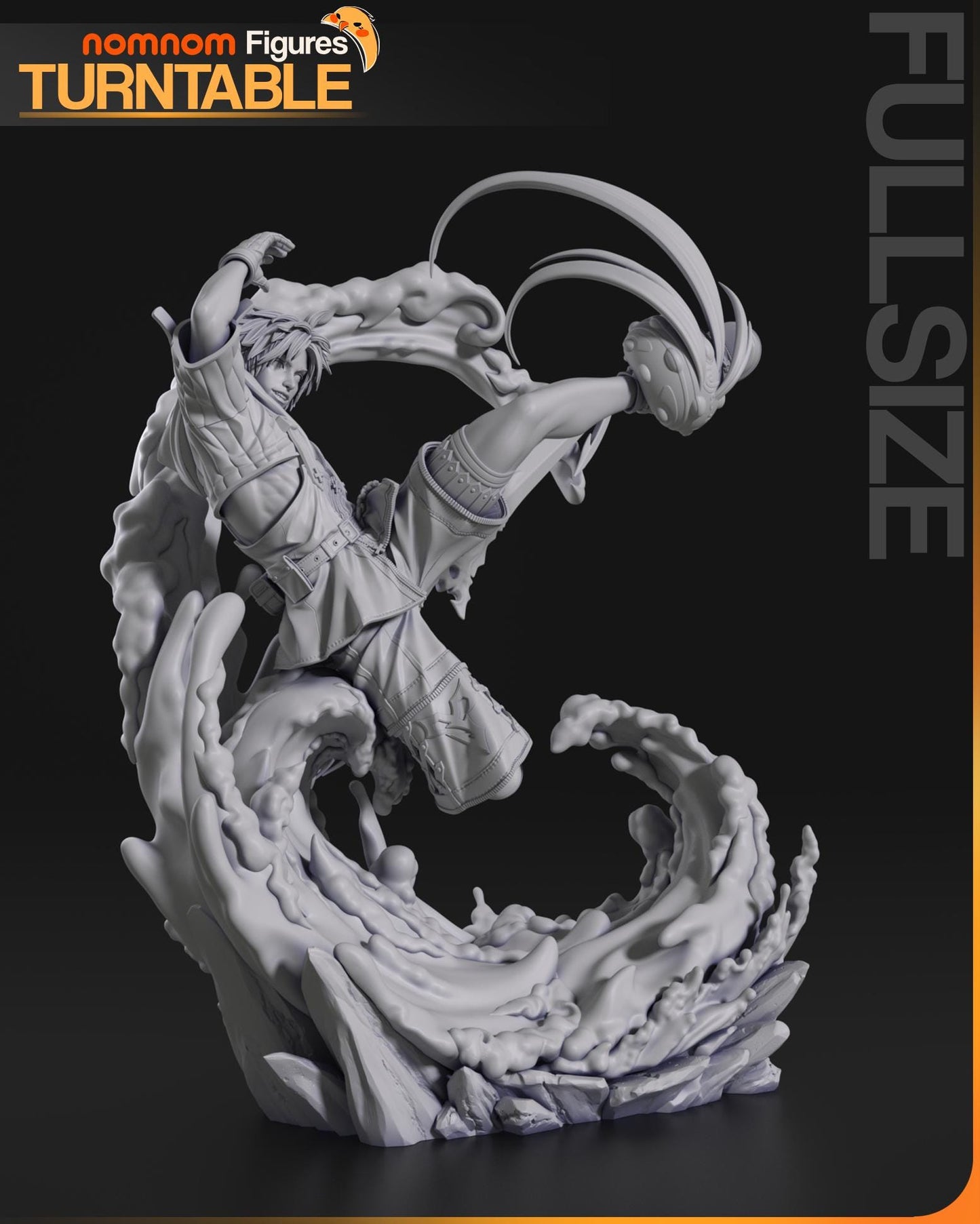 Tidus – Final Fantasy X Blitzball Ace Diorama Statue | Maximum Detailed 16K Ultra-High Definition