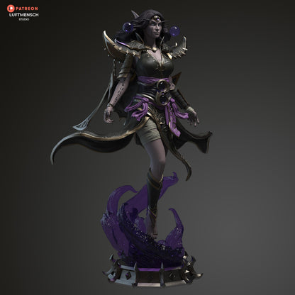 Xal'atath – World of Warcraft Harbinger of the Void Statue  Maximum Detailed 16K Ultra-High Definition