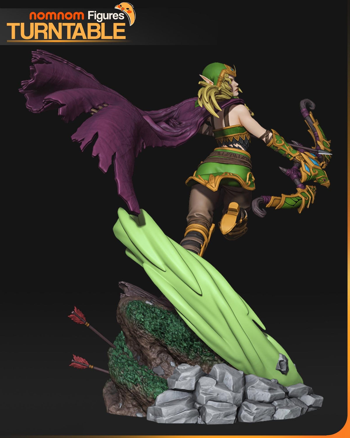 Alleria Windrunner Sculpture | Maximum Detailed 16K Ultra-High Definition