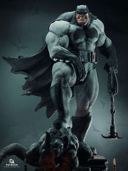 Hand-Painted Dark Knight Sculpture | Maximum Detailed 16K Ultra-High Definition Resin