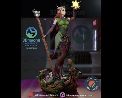Keyleth - The Legend of Vox Machina Statue | Maximum Detailed 16K Ultra-High Definition
