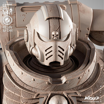 Warhammer 40K Titus Bust | Maximum Detailed 16K Ultra-High Definition