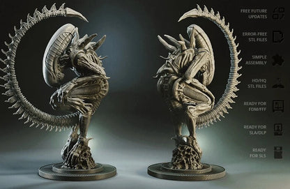 Alien Xenomorph Birth Figure | Maximum Detailed 16K Ultra-High Definition