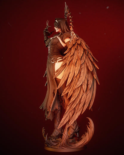 Corrupted Nun Dark Fantasy Statue | Maximum Detailed 12k Resin 3D Printed Figure