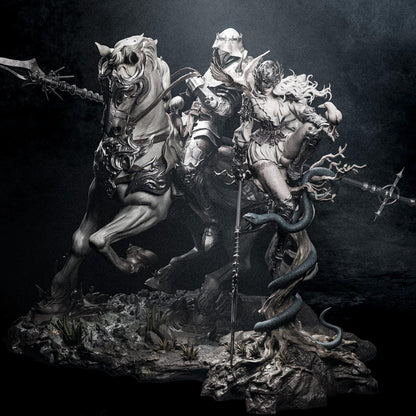 Lenora and Dareios Diorama | Maximum Detailed 12k Resin Printed Figure