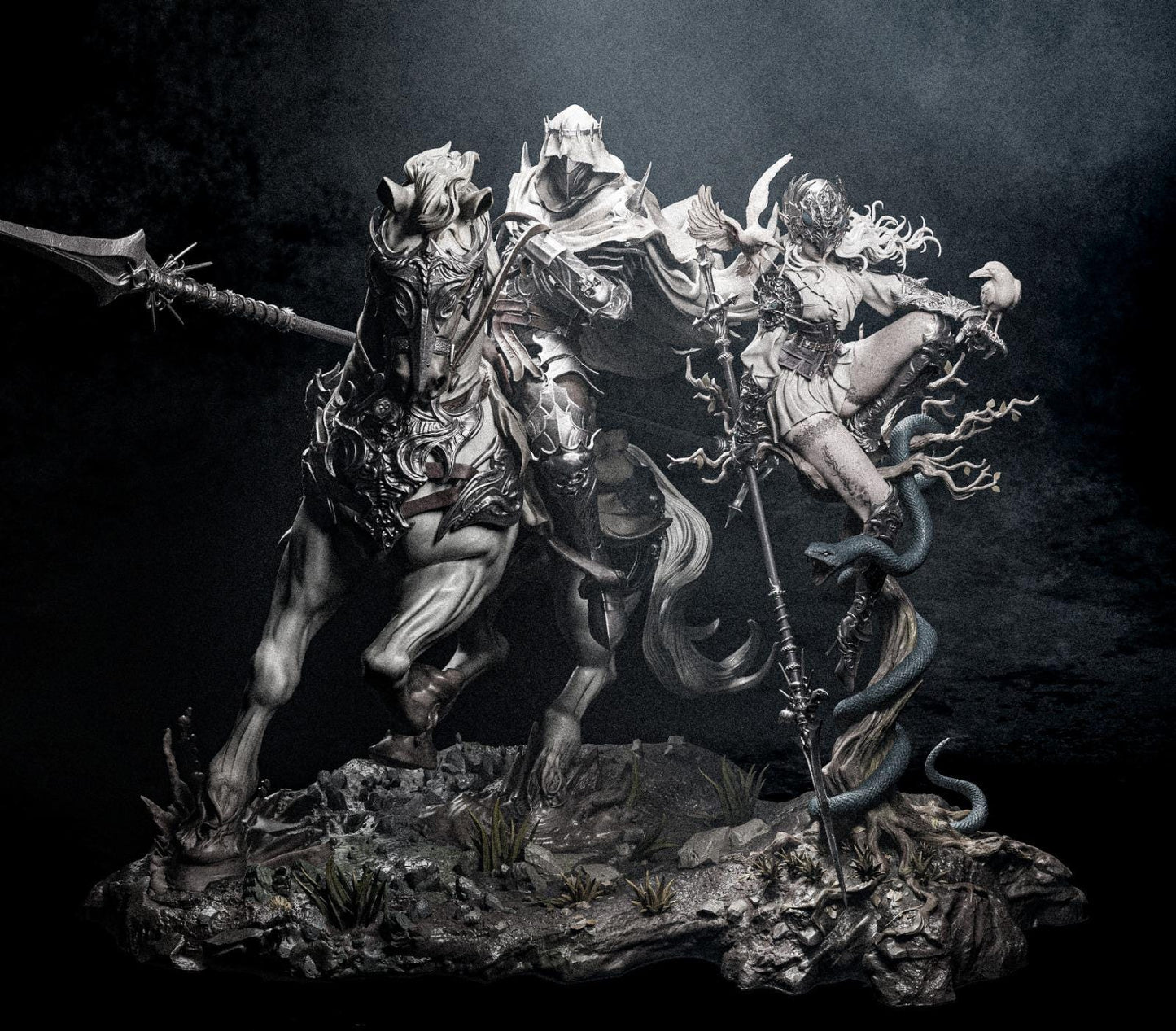 Lenora and Dareios Diorama | Maximum Detailed 12k Resin Printed Figure