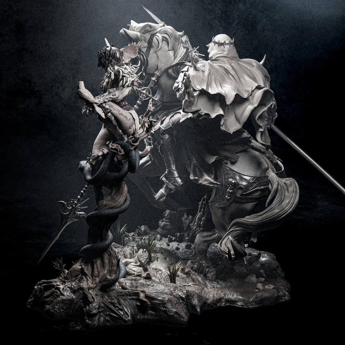 Lenora and Dareios Diorama | Maximum Detailed 12k Resin Printed Figure