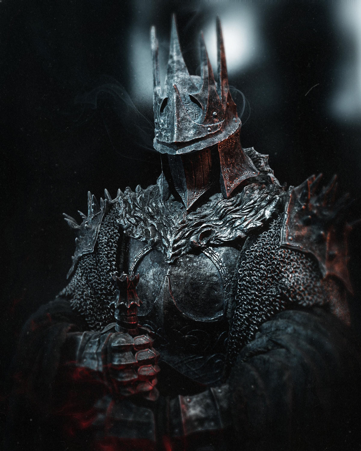 Death Knight Warrior Statue | Maximum Detailed 12k Resin Printed Figure