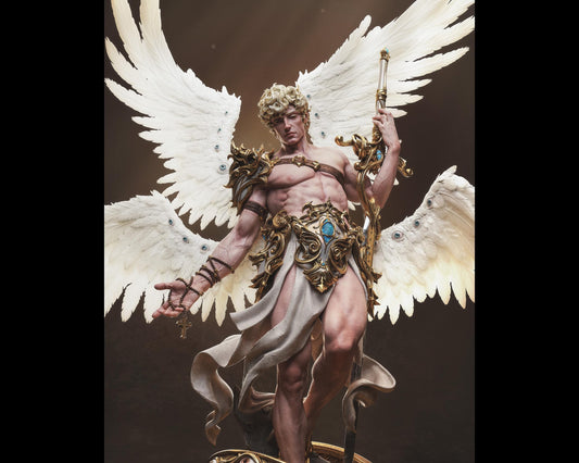 Cherubim Angel Statue | Maximum Detailed 12k Resin Printed Figure