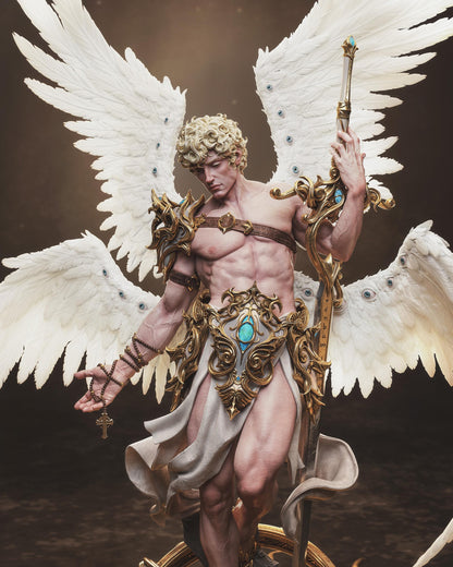 Cherubim Angel Statue | Maximum Detailed 12k Resin Printed Figure