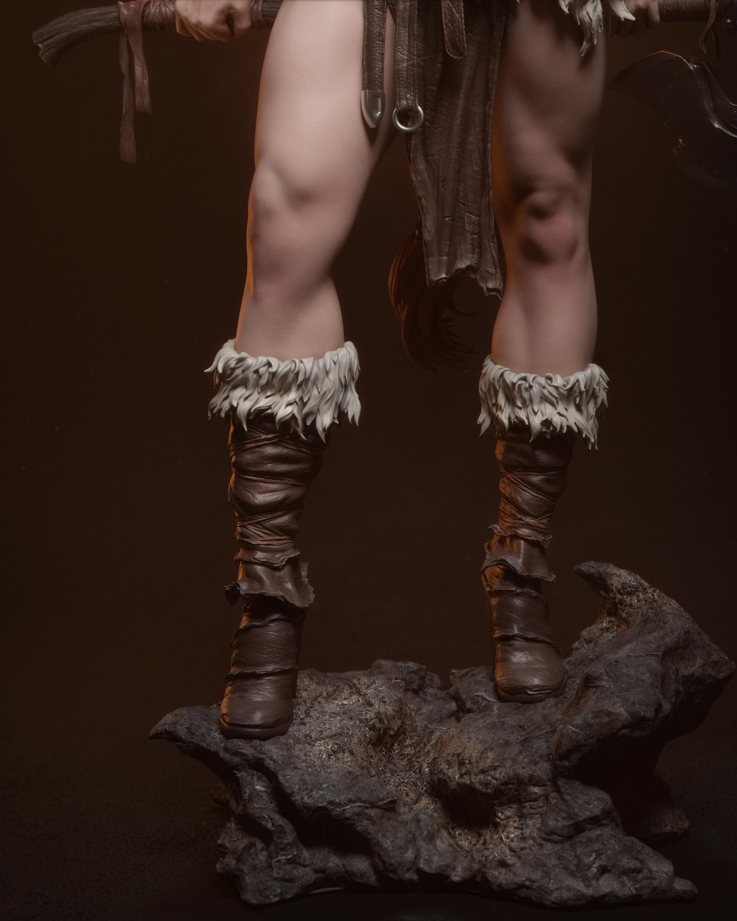 Barbarian Queen Statue | Maximum Detailed 12k Resin Printed Figure