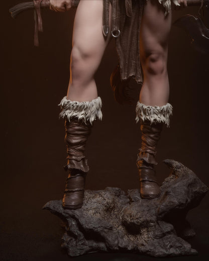 Barbarian Queen Statue | Maximum Detailed 12k Resin Printed Figure