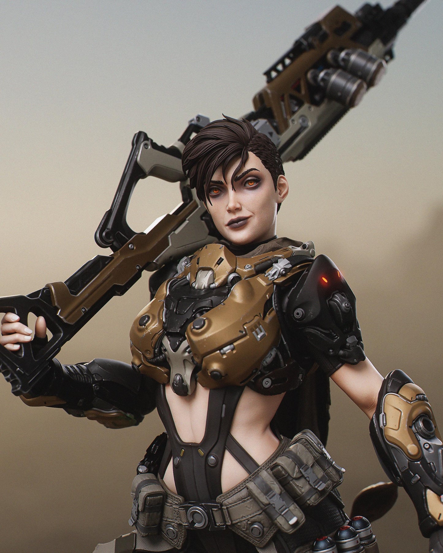 Kyla Bounty Hunter Statue | Maximum Detailed 12k Resin Printed Figure