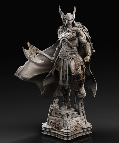 Thor God of Thunder Statue | Maximum Detailed 12k Resin Printed Figure