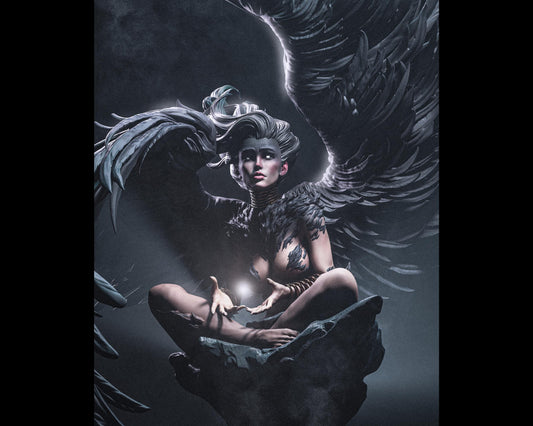 Sphinx Goddess Statue | Maximum Detailed 12k Resin Printed Figure