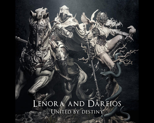 Lenora and Dareios Diorama | Maximum Detailed 12k Resin Printed Figure