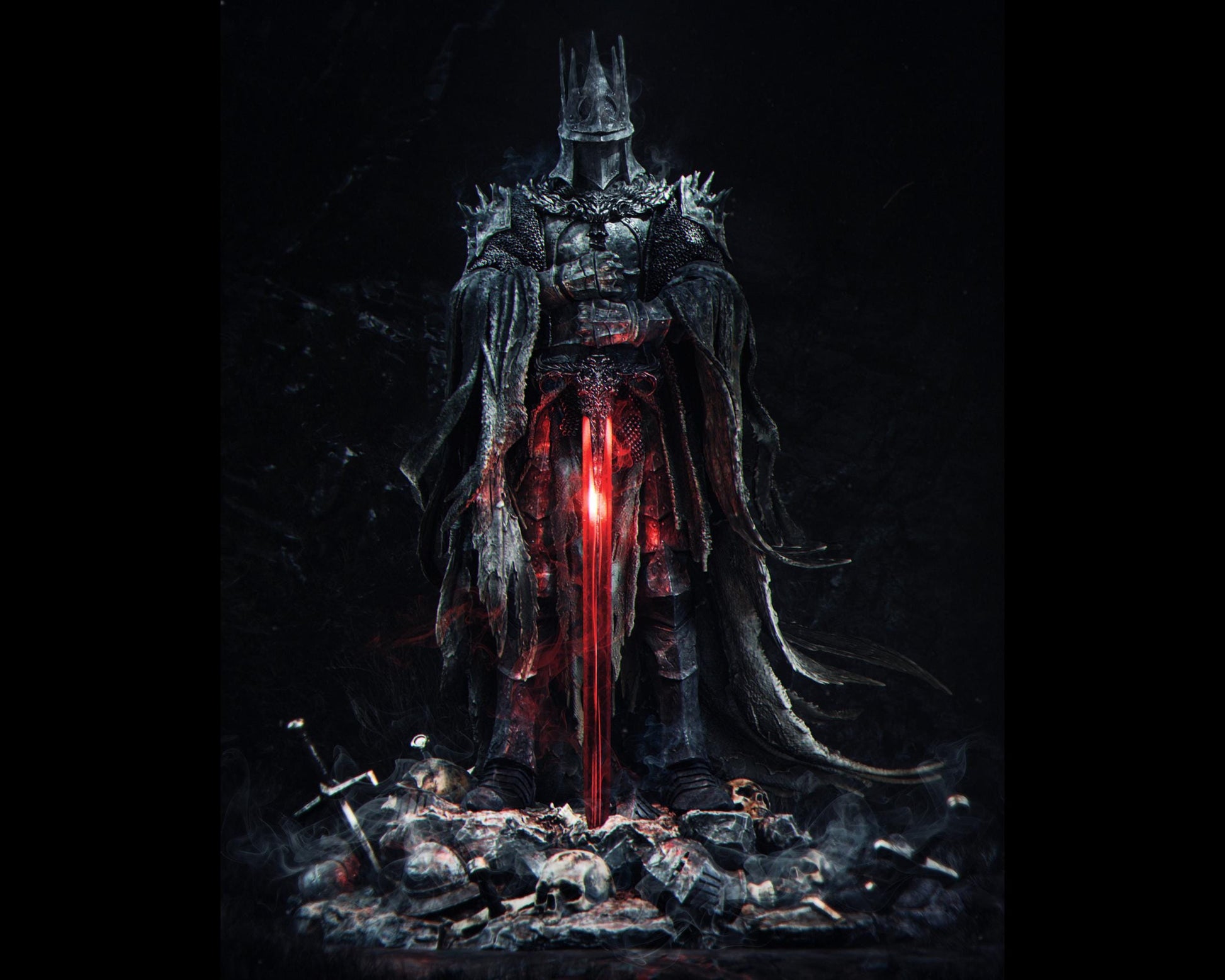 Death Knight Warrior Statue | Maximum Detailed 12k Resin Printed Figure