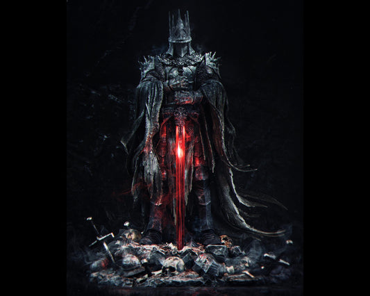 Death Knight Warrior Statue | Maximum Detailed 12k Resin Printed Figure