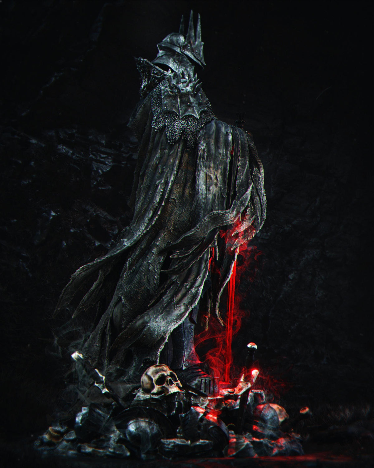 Death Knight Warrior Statue | Maximum Detailed 12k Resin Printed Figure