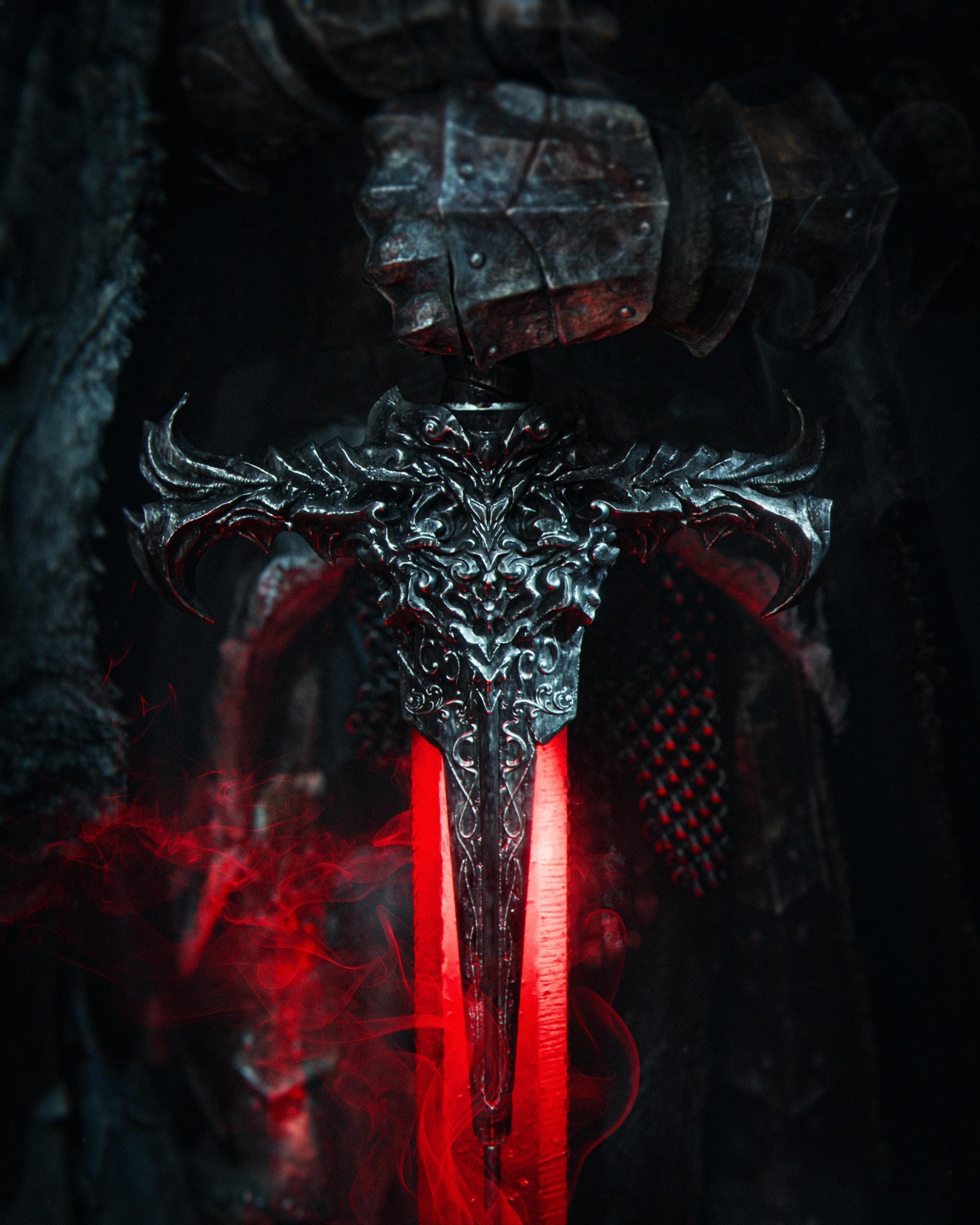 Death Knight Warrior Statue | Maximum Detailed 12k Resin Printed Figure