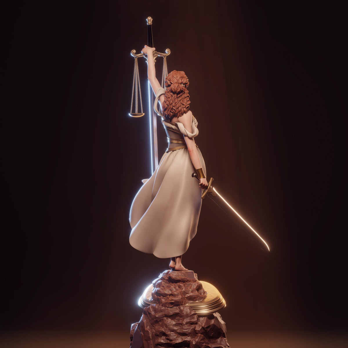 Lady Justice Statue | Maximum Detailed 12k Resin Printed Figure