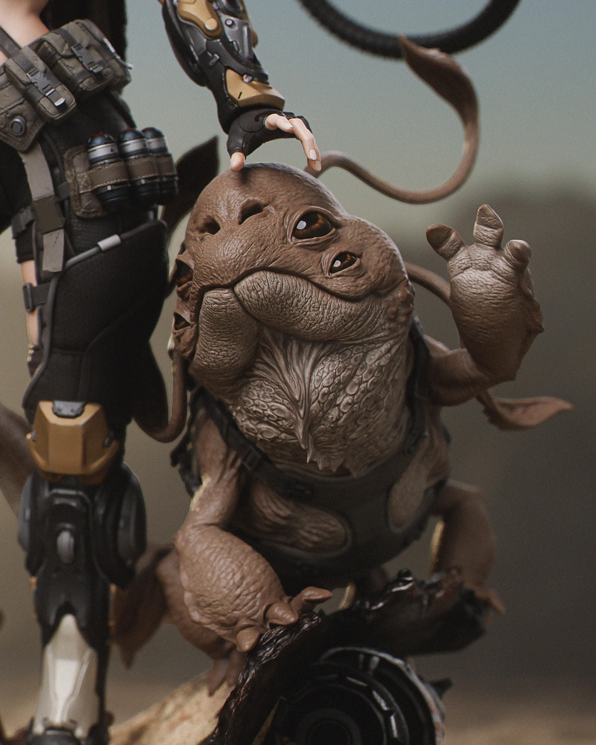 Kyla Bounty Hunter Statue | Maximum Detailed 12k Resin Printed Figure