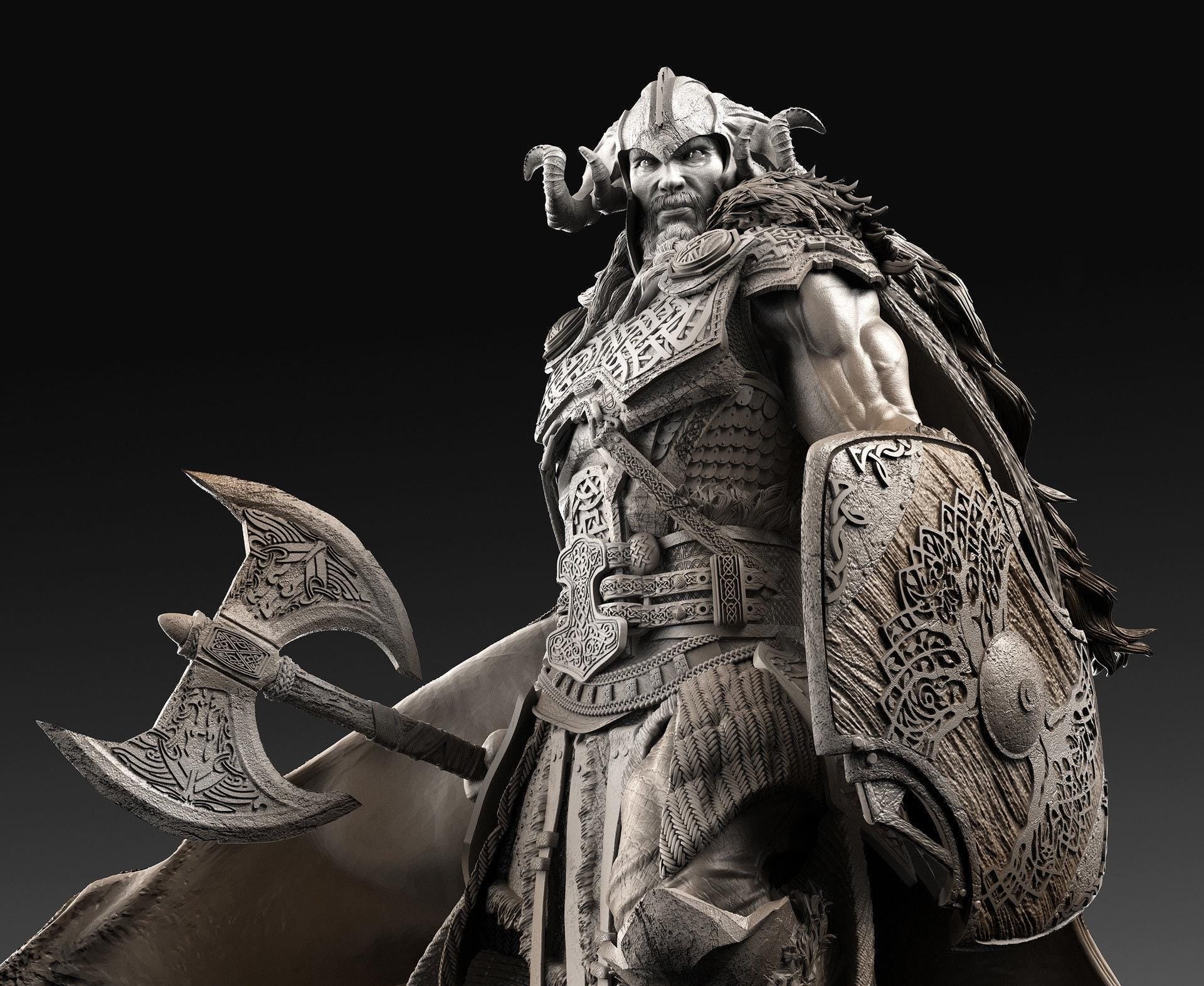 Thor God of Thunder Statue | Maximum Detailed 12k Resin Printed Figure