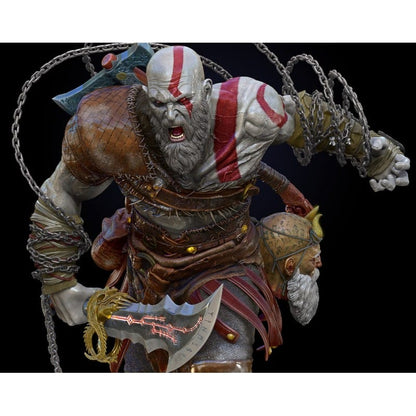Kratos - God of War Sculpture | Maximum Detailed 16K Ultra-High Definition Resin