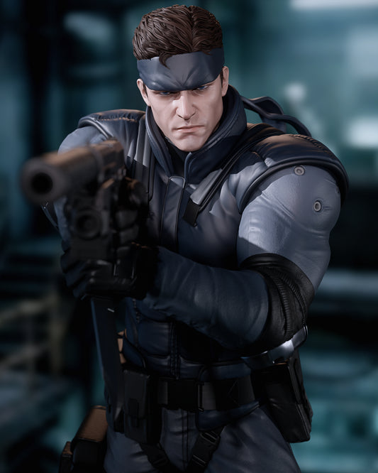 Solid Snake Statue | Maximum Detailed 16K Ultra-High Definition