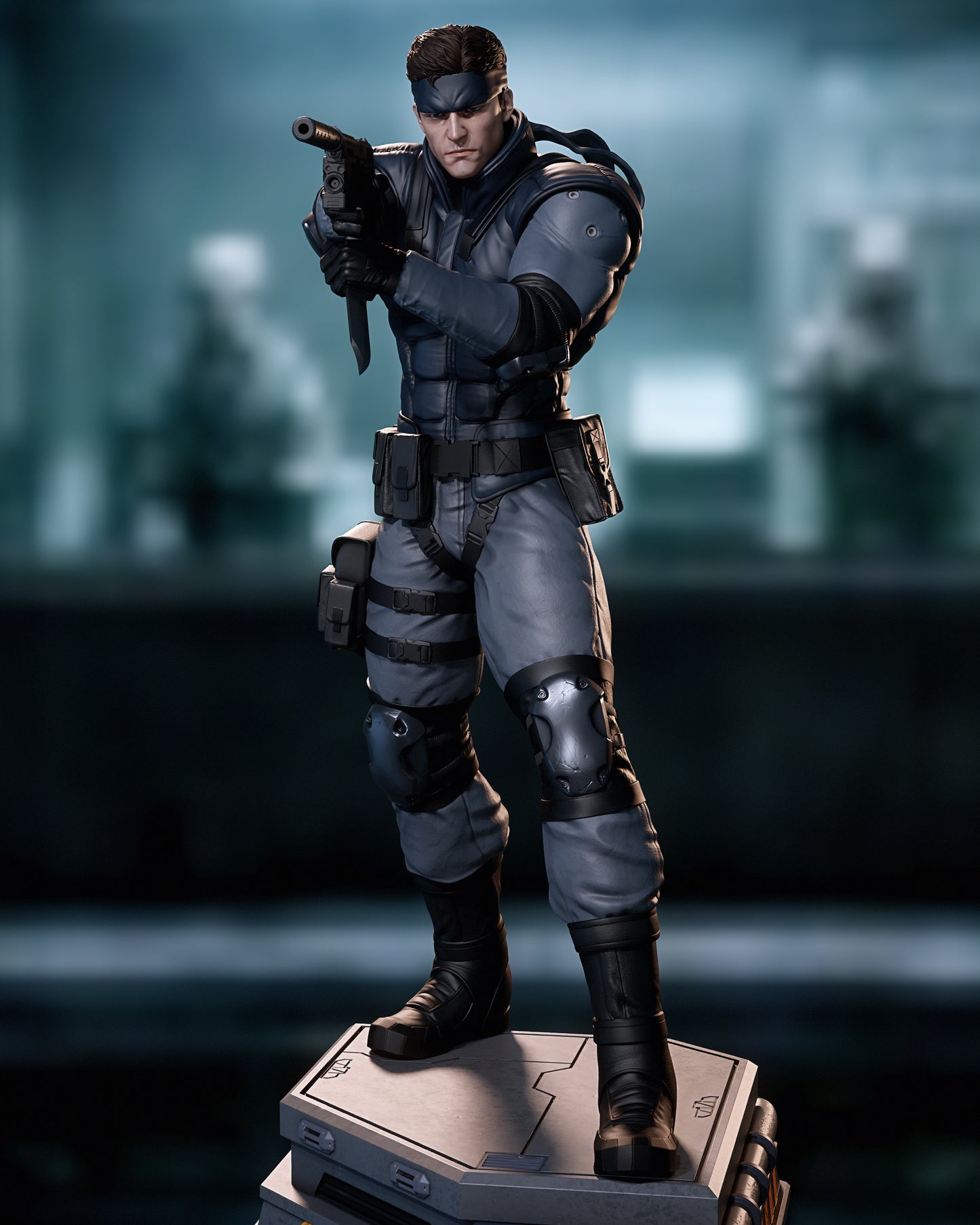Solid Snake Statue | Maximum Detailed 16K Ultra-High Definition