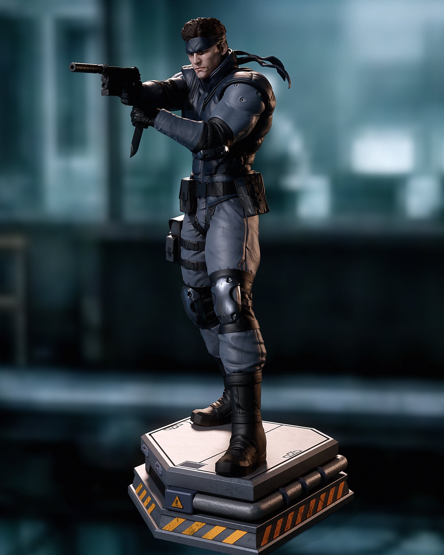 Solid Snake Statue | Maximum Detailed 16K Ultra-High Definition