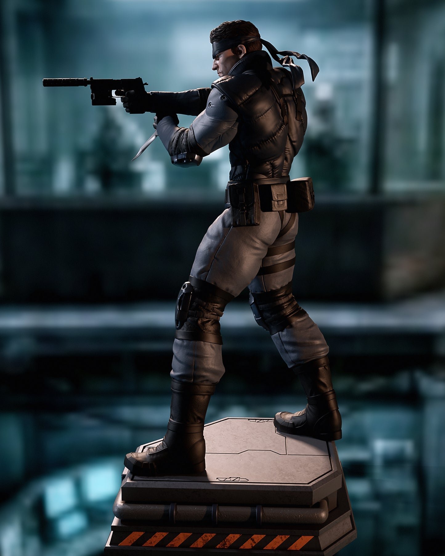 Solid Snake Statue | Maximum Detailed 16K Ultra-High Definition