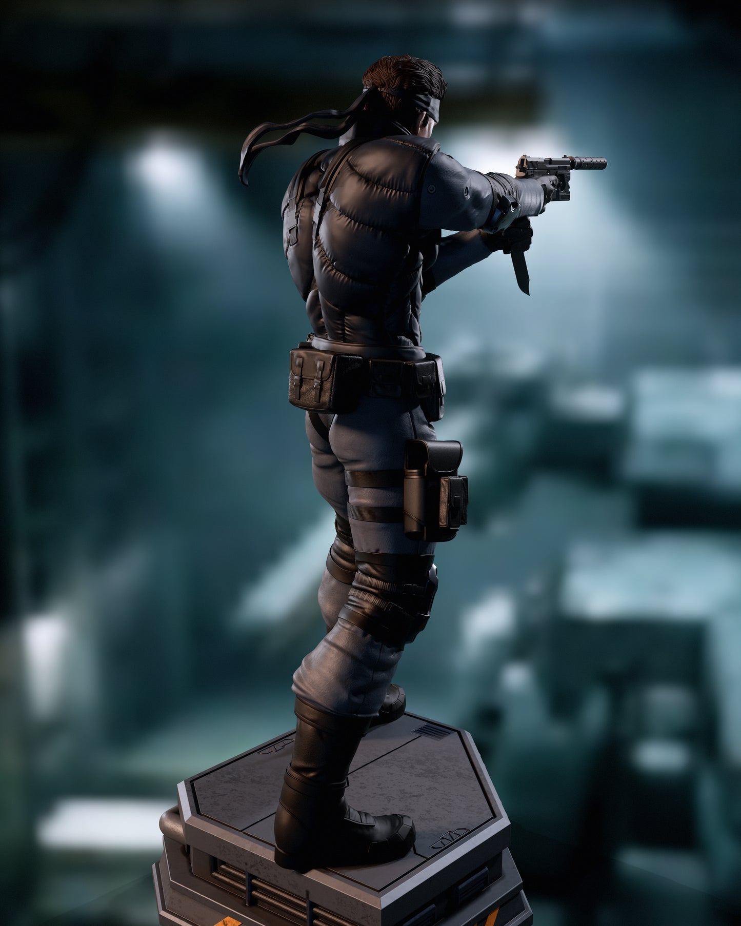 Solid Snake Statue | Maximum Detailed 16K Ultra-High Definition